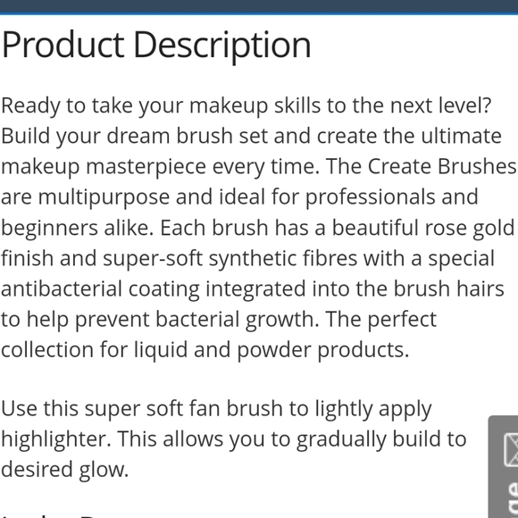 Makeup Revolution Detailed Fan Highlighting Brush - Picture 3 of 3